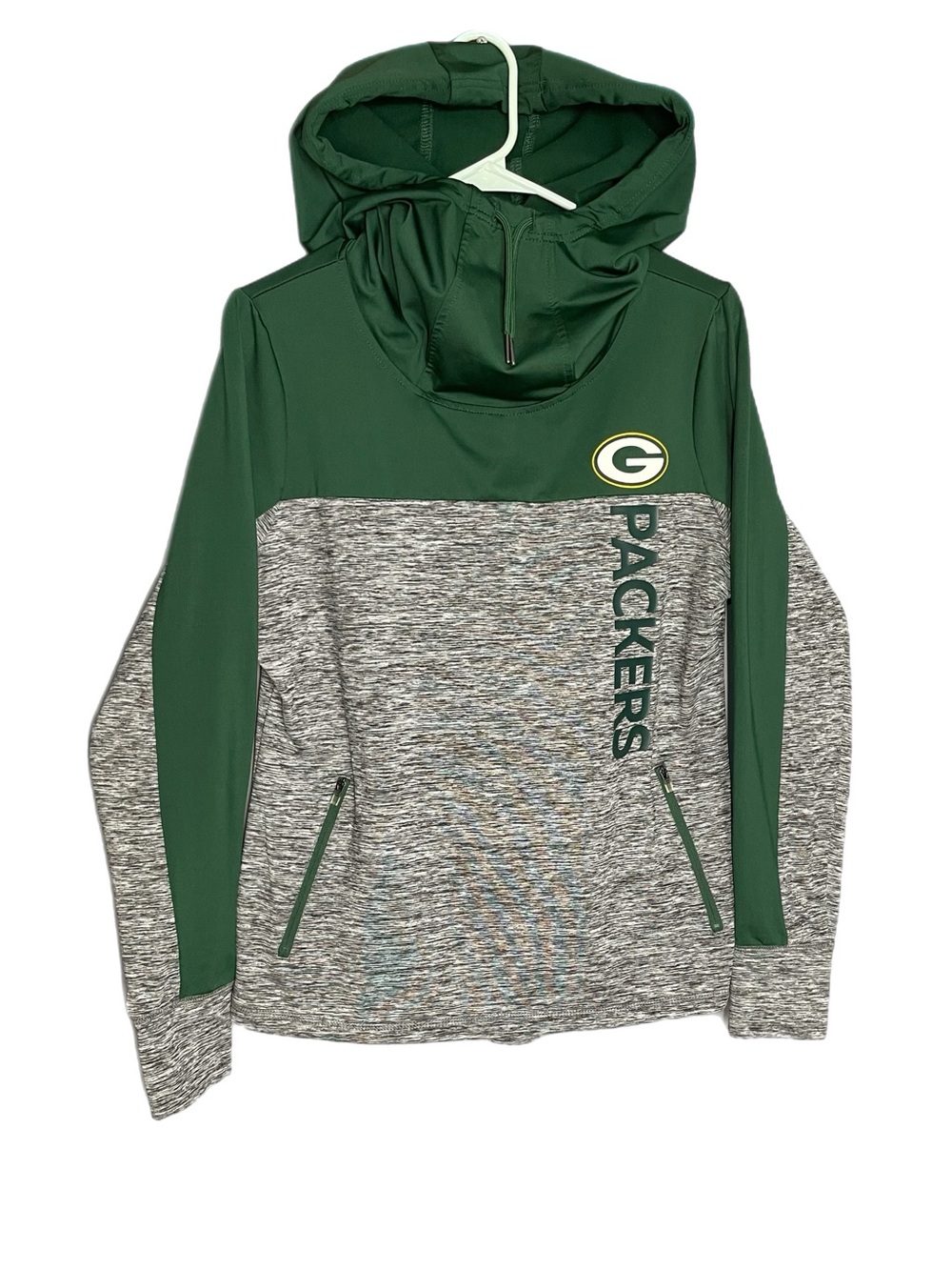 NFL Team Apparel Green Bay Packers Women’s Hoodie Sweatshirt Size Large